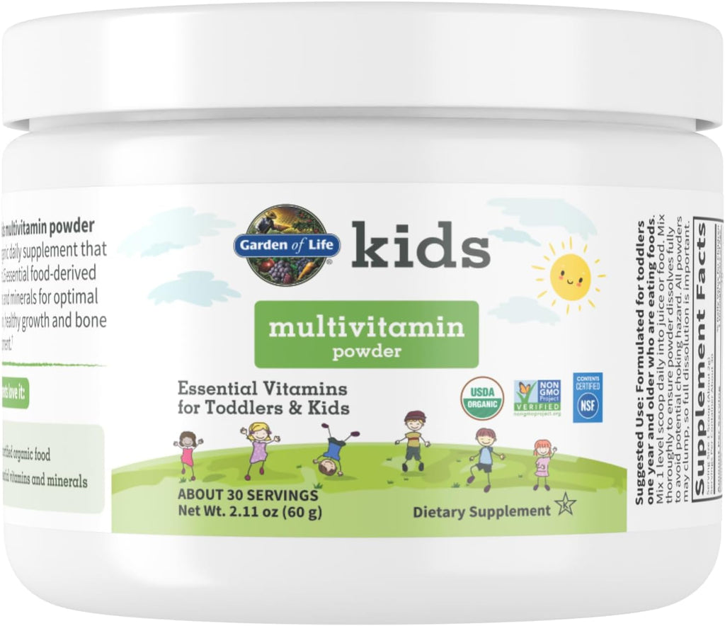 Garden of Life Multivitamínico en Polvo para Niños - Orgánico - 60 g