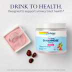 SOLARAY D-Mannose con CranActin Arándano Rojo Extracto en Polvo, 2000 mg, 30 Servicios