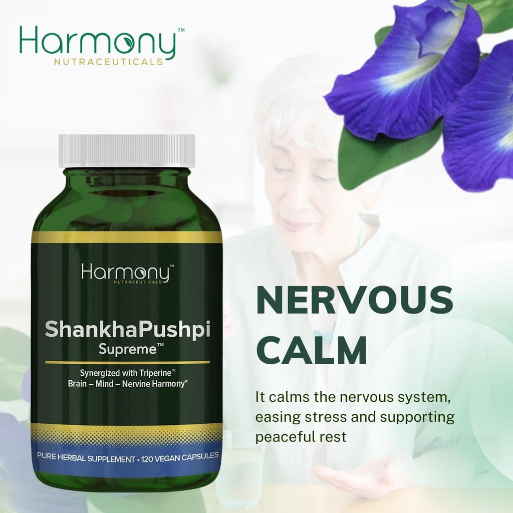 ShankhPushpi Supreme - Complemento Alimenticio Ayurvédico para el Bienestar Mental y Nervioso
