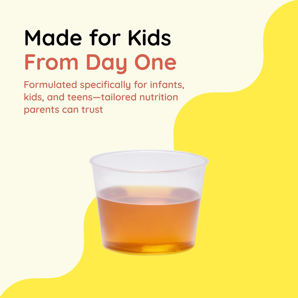 CHILDLIFE ESSENTIALS Vitamina C Líquida - Suplemento de Vitamina C Pura para Niños, Bebés y Niños Pequeños, Sabor Naranja Natural - 118 ml