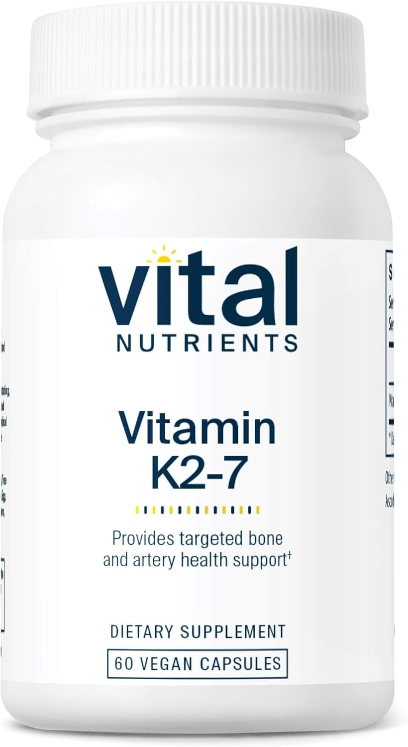 Vital Nutrients Vitamina K2-7 (MK-7) - 60 Cápsulas Veganas