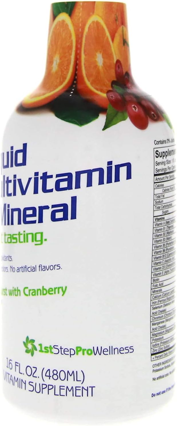 1st Step for Energy Multivitamínico Líquido y Minerales Citrus Burst 473 ml