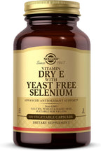 Solgar Dry Vitamin E with Yeast-Free Selenium - 100 Vegetable Capsules