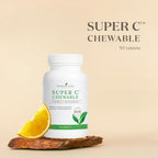Young Living Super C Chewable - 90 Tablets with Vitamin C, Camu Camu, Acerola, Cherry and Rosehip
