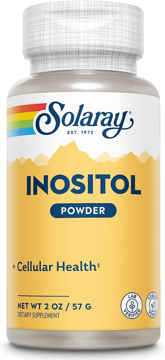 SOLARAY Inositol Puro en Polvo - 700 mg por dosis - 163 porciones - 113 g