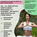 Zeolite Detox Gummies 2300 mg con Vitamina B12 Metilcobalamina