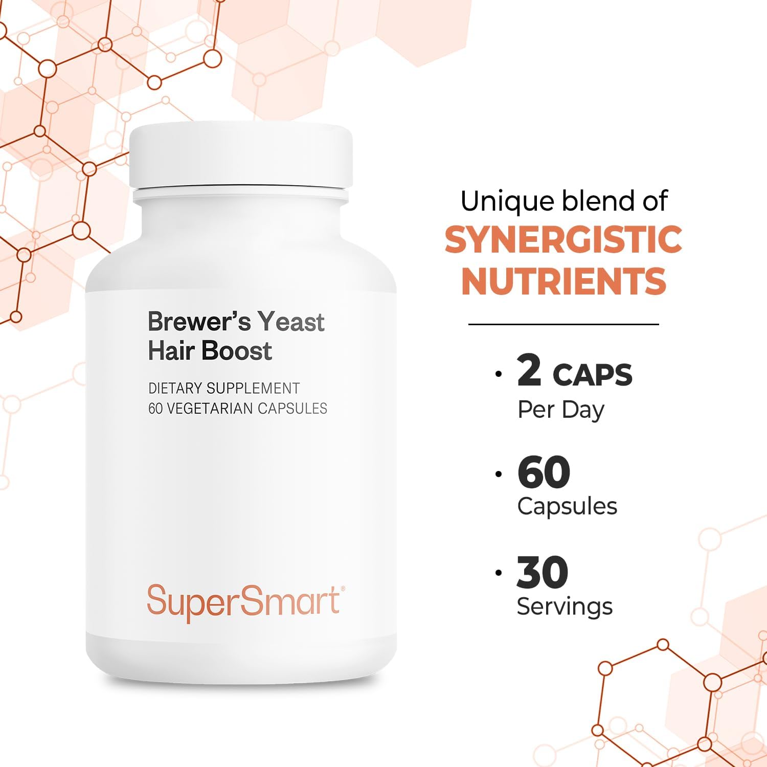 SuperSmart Brewer's Yeast Hair Boost (Fórmula Avanzada)