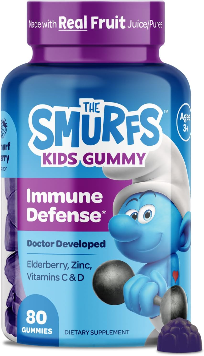Gominolas Multivitamínicas Smurfs para Niños - 60 Gominolas