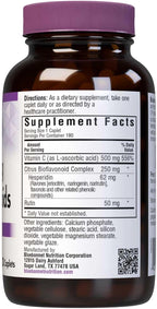Bluebonnet Nutrition C-500 mg con Bioflavonoides Cítricos, 500 mg de Vitamina C y 250 mg de Bioflavonoides, 180 Caplets