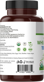 Hierba de Trigo Ecológica 1500mg, 45 Raciones, 90 Comprimidos Vegetarianos