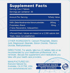 Esmond Natural NMN Plus - 300mg NMN + 30mg Trans-Resveratrol, 480 Comprimidos