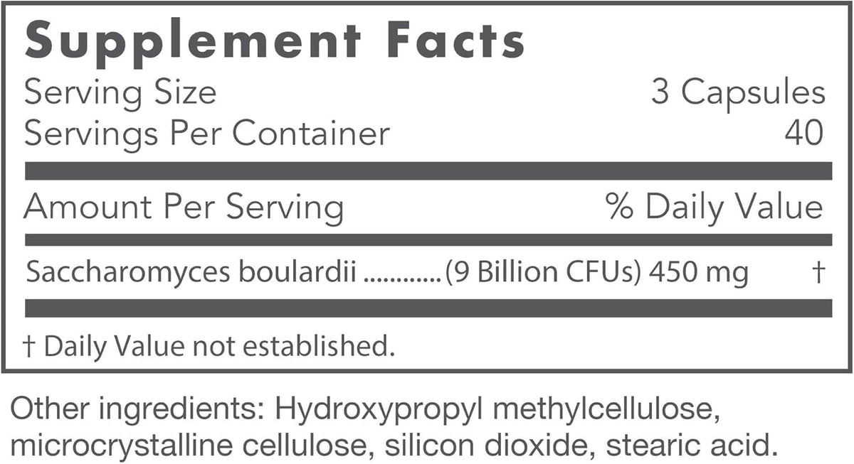 Nutricology Saccharomyces Boulardii Probiótico 450 mg - 600 Cápsulas – Image 2