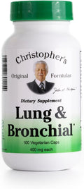 Dr. Christopher's Lung and Bronchial - 450 mg - 100 Cápsulas Vegetarianas