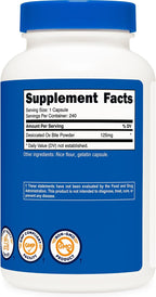 Nutricost Cápsulas de Bilis de Buey 125mg, 240 Cápsulas - No Transgénico