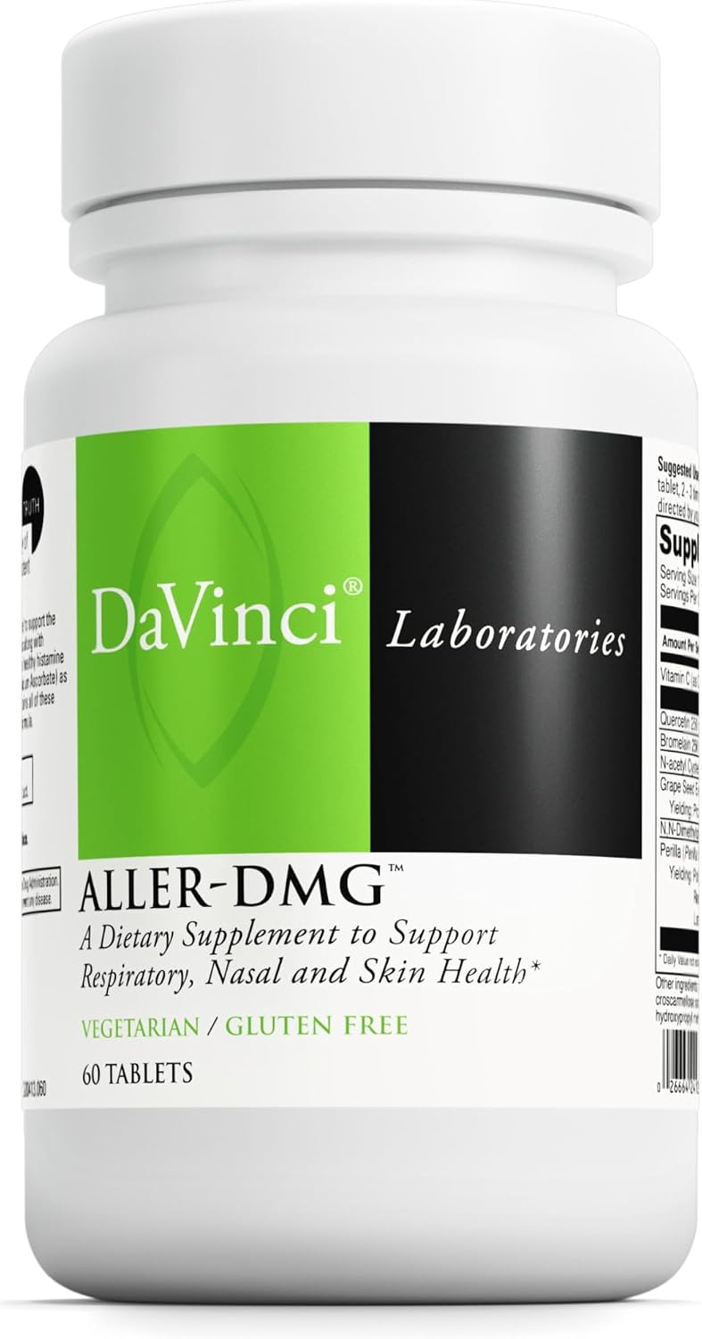 DAVINCI Labs Aller-DMG – Suplemento para la salud respiratoria y nasal