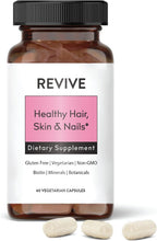 Suplemento para Piel, Cabello y Uñas - Revive Essential Oils - Con Biotina Patentada y Ashwagandha