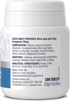 Dorwest Herbs Comprimidos de Ajo y Fenogreco para Perros y Gatos (100 comprimidos)