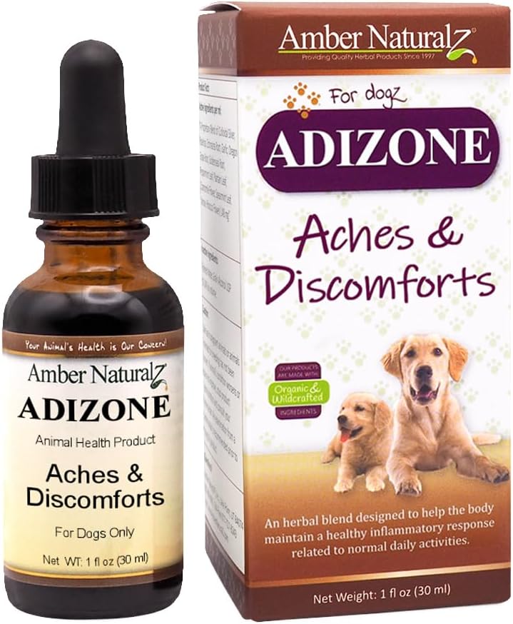 Amber NaturalZ Adizone Suplemento Herbal para Perros – 118 ml