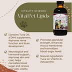 Vital Pet Lipids para Gatos y Perros 4oz