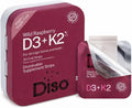 DISO D3+K2 Tiras Orales de Disolución Rápida (Sabor Frambuesa, 30 unidades)