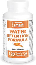 Supersmart Fórmula Retención de Líquidos - Complejo Avanzado con Diente de León, Guaraná, Cafeína y Betalaínas - 120 Cápsulas Vegetales