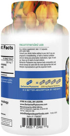 Feel Good Superfoods Berberina Phytosome, 120 Cápsulas Veganas