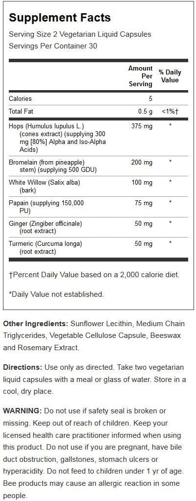 Super Ibuactin Máxima Potencia 60 Cápsulas Líquidas Vegetales