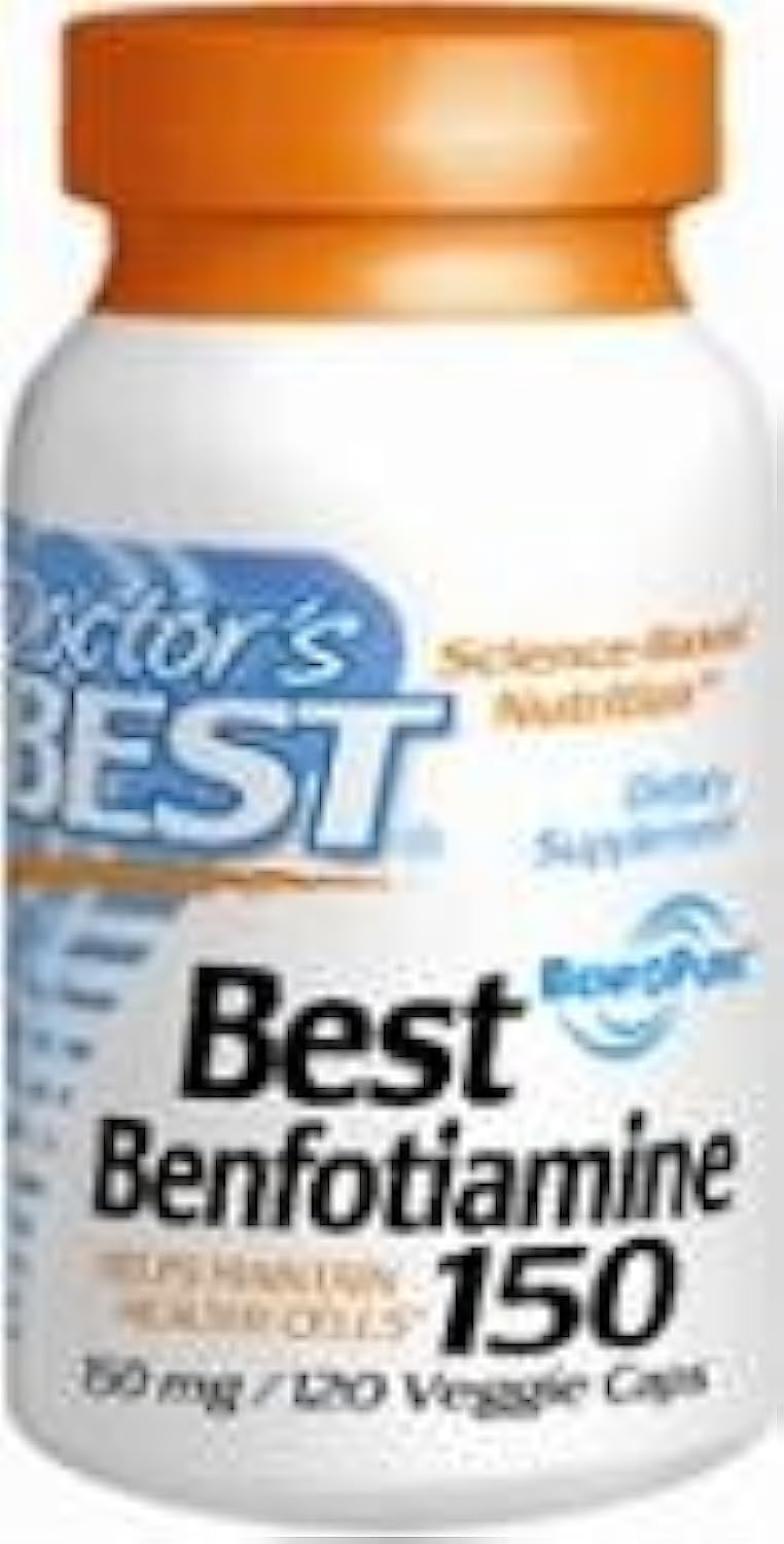 Doctor's Best - Best Benfotiamine (150 mg) 120 Cápsulas Vegetales