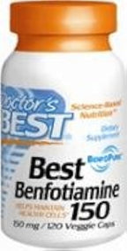 Doctor's Best - Best Benfotiamine (150 mg) 120 Cápsulas Vegetales