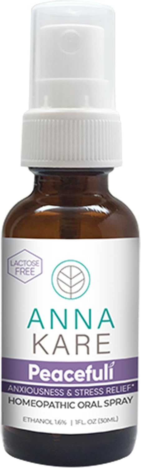 ANNAKARE Peacefulí Spray – Apoyo homeopático para la tensión emocional y el sueño, 30 ml