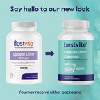 BESTVITE Liposan Ultra Chitosan 500mg (240 Capsules) - Patented Rapid Action Formula