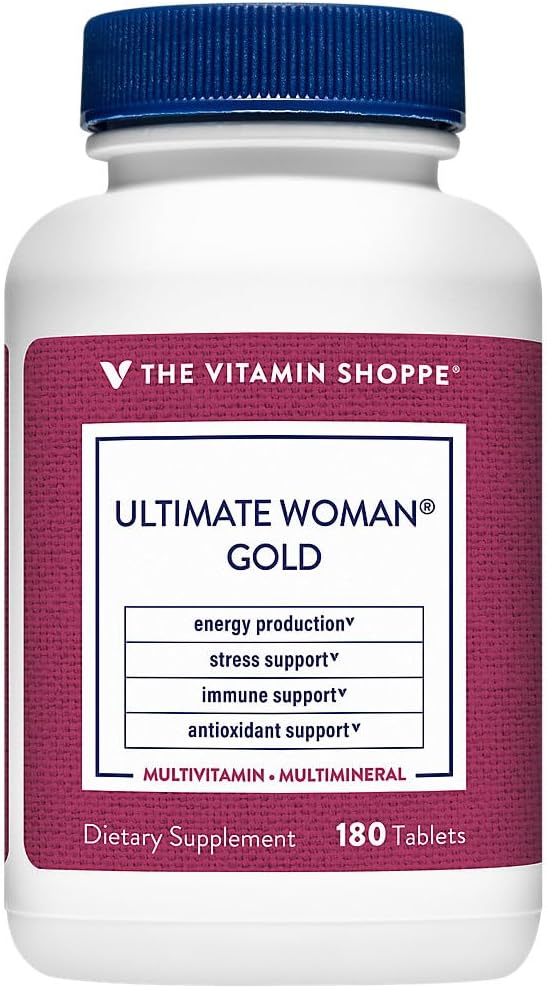 Ultimate Woman's Gold Multivitamin con Hierro, Vitaminas B y D3 - 90 Comprimidos