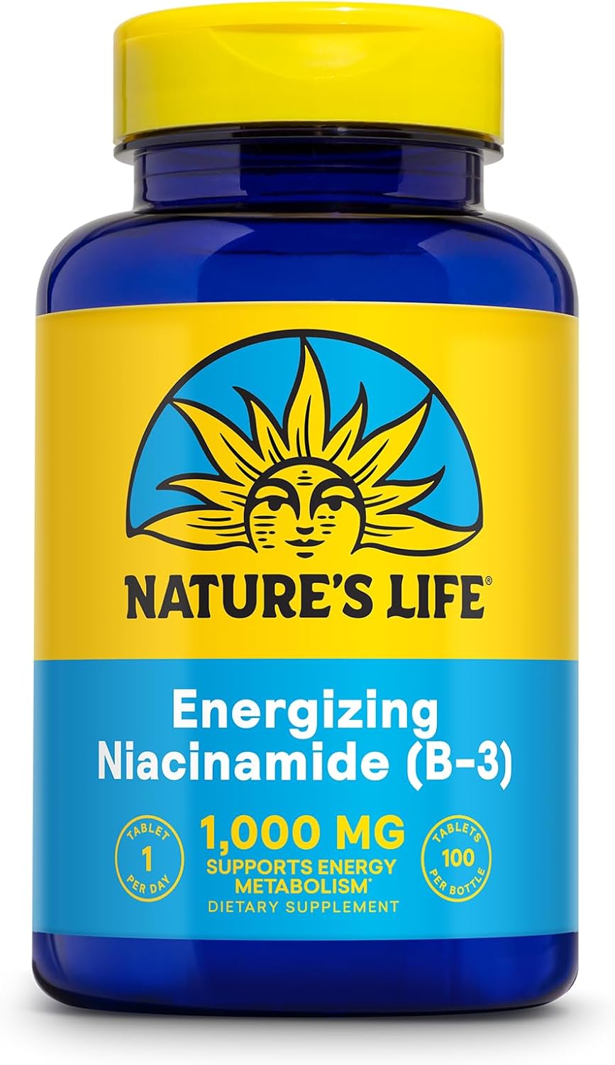 Nature's Life Niacinamida 1000 mg, 100 comprimidos