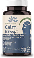 Calm & Sleep: Ayuda para Dormir con Magnesio Bisglicinato, Apigenina y Pasiflora – 60 Cápsulas