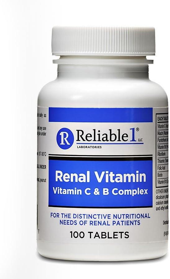 Reliable 1 Renal Complejo B y Vitamina C (3 Botellas)