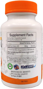 IMMUNOVITES Biotina de Alta Dosis 100 mg (100.000 mcg) 90 Cápsulas