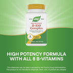 Nature's Way Complejo B-100 - 60 Cápsulas - Apoyo a la Energía Celular y Salud Nerviosa
