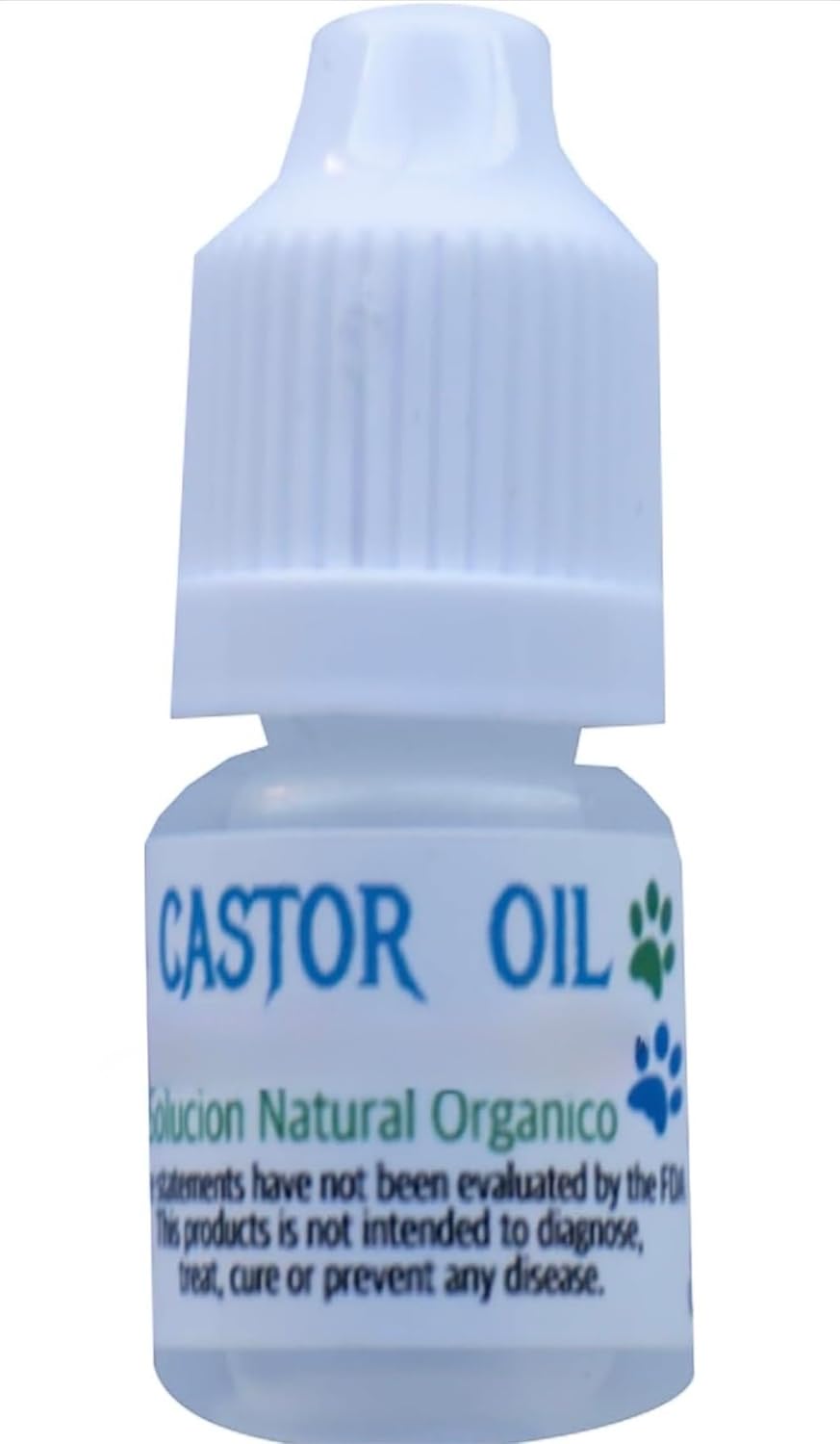 Castor Oil 5 ml Pet Formula, Aceite de Castor Orgánico
