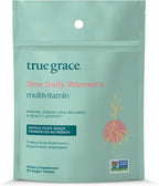 True Grace One Daily Women’s Multivitamin - Multivitamínico Diario para Mujeres con Minerales Fermentados, Adaptógenos y Hongos Orgánicos - 90 Comprimidos Veganos