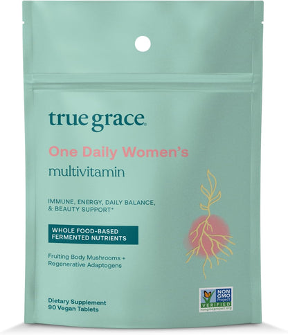 True Grace One Daily Women’s Multivitamin - – Apoyo inmunitario: la vitamina D3, la vitamina A y el zinc – Image 1