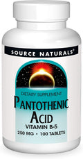 Source Naturals Ácido Pantoténico 250 mg - 100 Comprimidos