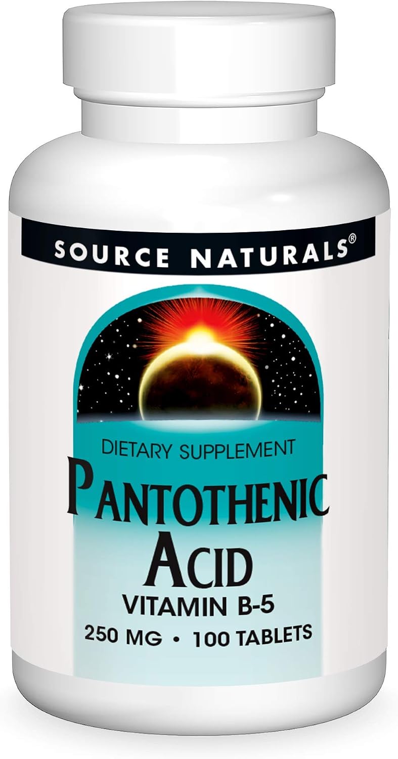 Source Naturals Ácido Pantoténico 250 mg - 100 Comprimidos