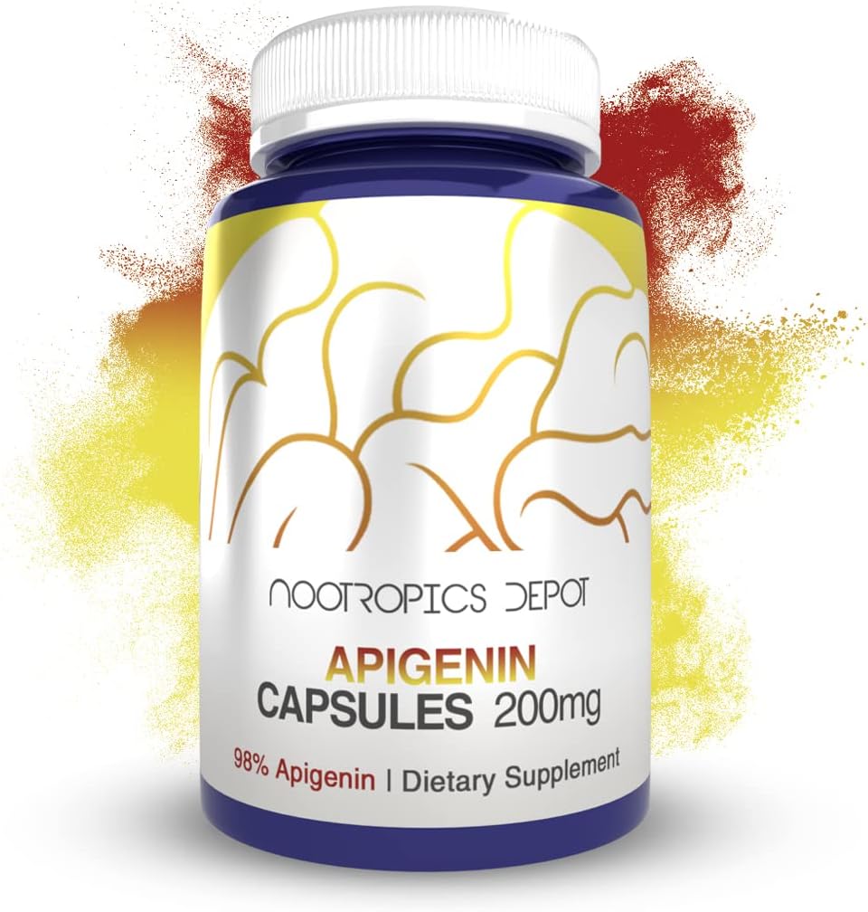 Nootropics Depot Apigenina Cápsulas | 200mg | 30 Unidades | >98% Pureza