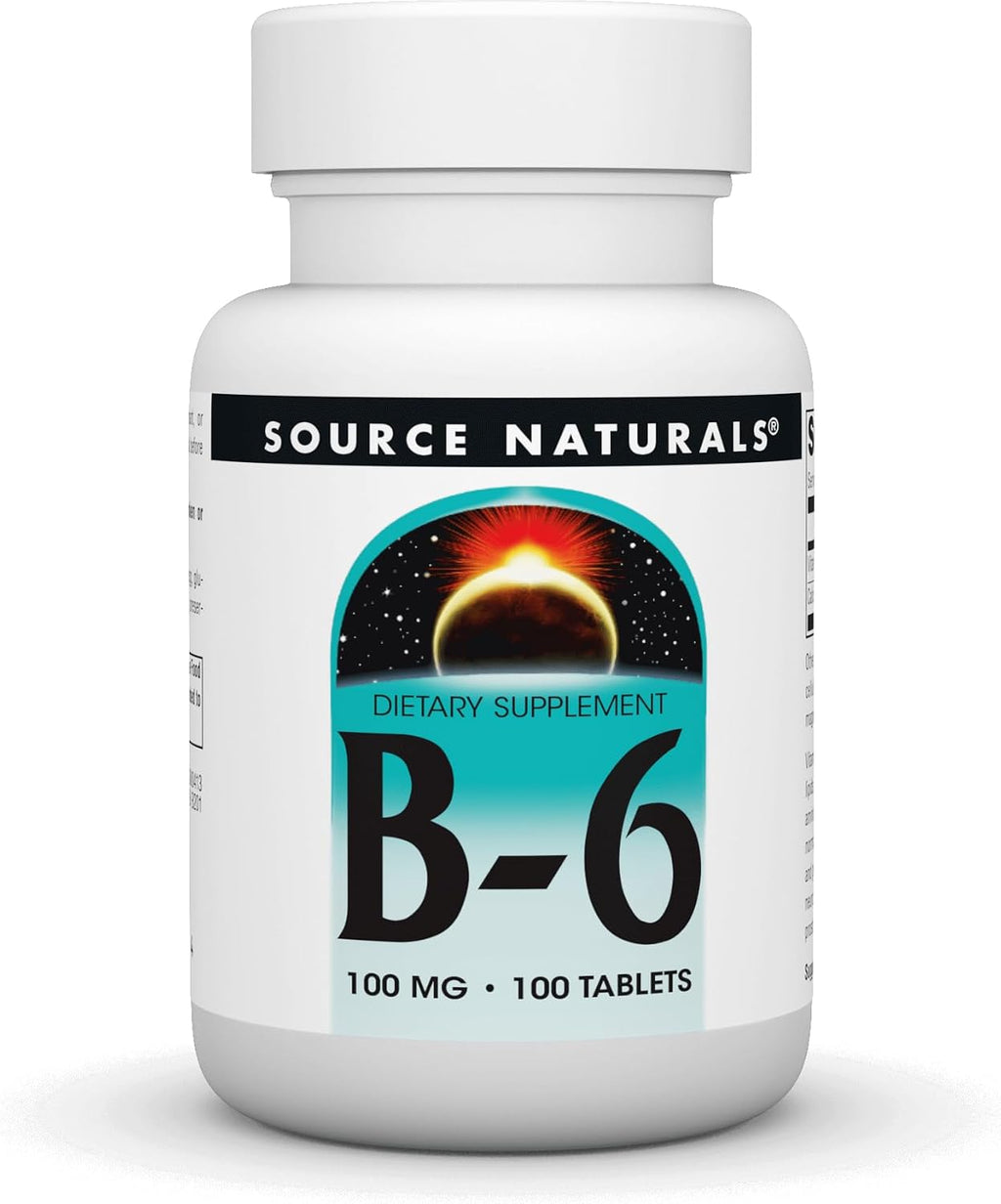 Source Naturals Vitamina B6 100 mg - 100 Comprimidos