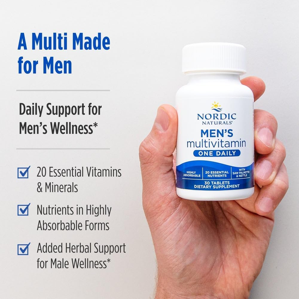 Nordic Naturals Multivitamínico para Hombres One Daily - 30 Comprimidos