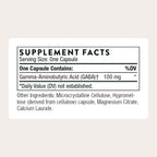 THORNE PharmaGABA-100 – 100 mg de GABA natural – 60 cápsulas