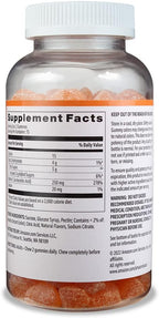 Vitamin C Gummies - Sabor Naranja Ácida - 250 mg - 150 Gominolas