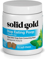 Solid Gold No Poo Chews para Perros - Deterrente de Coprofagia - 60 Masticables