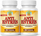 Nutrisalud Products Anti-Stress Natural Formula - Set of 2 Bottles (4 Months)