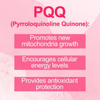 PQQ 20mg con Colágeno, Nicotinamida, Astaxantina y Ácido Hialurónico | JulyDeer